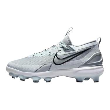Imagem de Nike Chuteiras de beisebol Force Trout 9 Elite MCS (FZ8643-100, Summit White/Hemp/Black/Royal Pulse), Cinza, 13