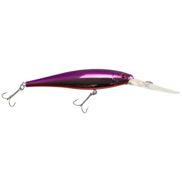 Imagem de Berkley Isca de pesca Flicker Minnow, roxo flash, 1,2 g, 4 1/5.1 cm | Crankbaits de 11 cm, perfil realista, curva de mergulho afiada chega a pescar rapidamente, equipada com anzol Fusion19