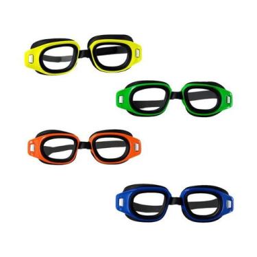 Imagem de Óculos de Natação Infantil Lentes Seguras com Sistema Anti Embaçante e