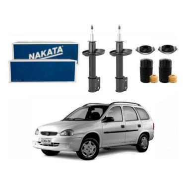 Imagem de Kit Amortecedor Dianteiro Corsa Wagon 1.0 1.6 1997 A 2002 - Nakata