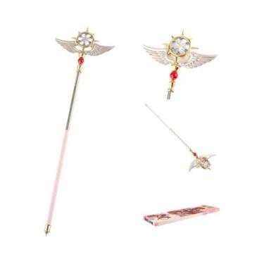 Imagem de Varinha Mágica De Cosplay Sakura Kinomoto Modelo De Liga De Zinco Brdw