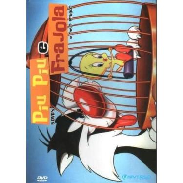 Imagem de Box Piu Piu e Frajola e Seus Amigos 5 DVDs 516 Minutos - ÁGATA