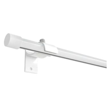 Imagem de Kit Varão Deslizante Alumínio Reforçado Estilo Moderno Wave, Ideal para Cortinas, Divisórias ou Decoração Interior(2 METROS,BRANCO FOSCO)