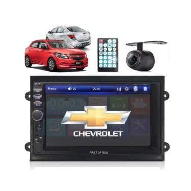 Imagem de Kit Multimídia Onix Prisma Joy 7 Pol Carplay AndriodAuto Usb SD BT FM 
