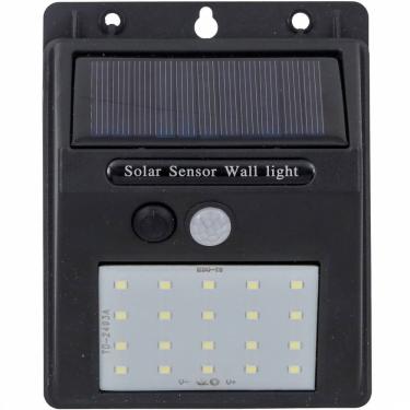 Imagem de Luminária LED Solar com Sensor 3000K 4 Watts 60 Lumens - 9651 - GAYA