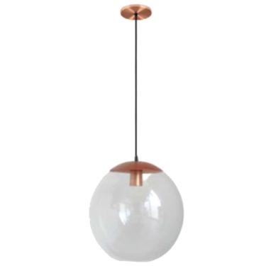 Imagem de Pendente Catar Bola Transparente 25 cm - PD2187/1CO_FO - KIN