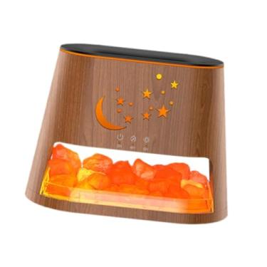 Imagem de Bothyi Umidificador de ar, difusor de óleos essenciais, portátil, desligamento automático, iluminação silenciosa com luz colorida, fragrância para casa, Cor de Madeira