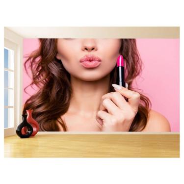 Imagem de Papel De Parede Salão De Beleza Maquiagem Make 3,5M Slb55