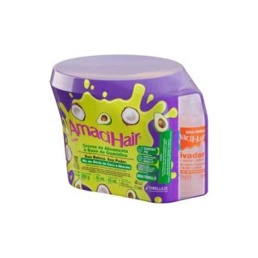Imagem de Creme Alisante Amacihair Liso Baldinho 200G - Amaci Hair