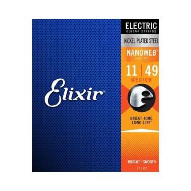 Imagem de Encordoamento Guitarra Elixir 0.11 Medium Nanoweb 12102 - 3217