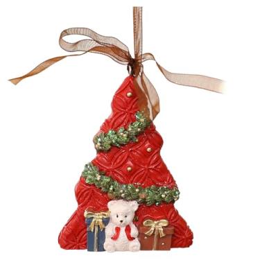 Imagem de shamjina Pingente de Natal, enfeite de Natal, decoração criativa e versátil de resina para festival interno, loja, festa, vitrine, Style D