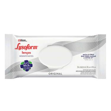 Imagem de Lenços Desinfetantes Lysoform 36 Unidades