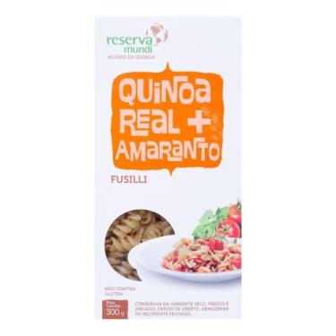 Imagem de Macarrão Quinoa Amaranto Fusilli Mundo Da Quinoa 300g