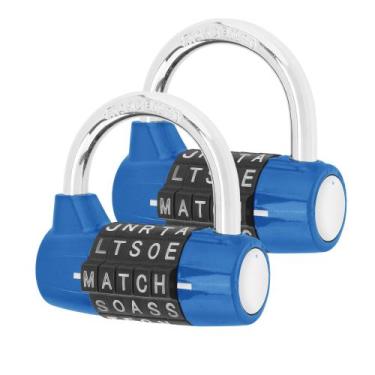 Imagem de Cadeado de segurança HOJLKLD Gym Locker Lock 5 letras Word Lock