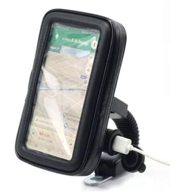 Imagem de Suporte Celular Para Motos Biz Vespa Exbom Sp-ca25l