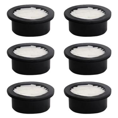 Imagem de Caishun 6 peças de elemento filtrante de compressor de ar 58 mm filtro de ar de admissão silenciador soprador gerador peças de porta de escape para compressores de ar livre de óleo, caldeiras