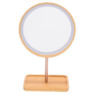 Imagem de TLTDSMY 1 espelho de maquiagem com espelho de maquiagem de luz Mirroraid espelho cosmético de mesa espelho de mesa com luz portátil espelho cosmético solar espelho cosmético mesa espelho cosmético