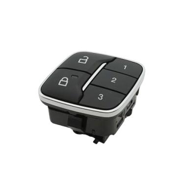 Imagem de Interruptor de memória do assento elétrico do lado do motorista e controle de trava de porta | Substitui BB5Z-14776-AA | Compatível com Ford F-150, F-250 F-350, F-450, F-550, Fusion, Edge, Explorer