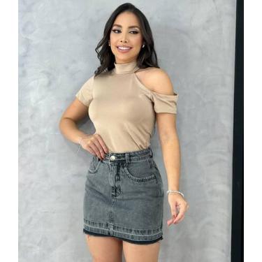 Imagem de Blusa suplex ombro vazado tl nude - TAIS LOURANI, P