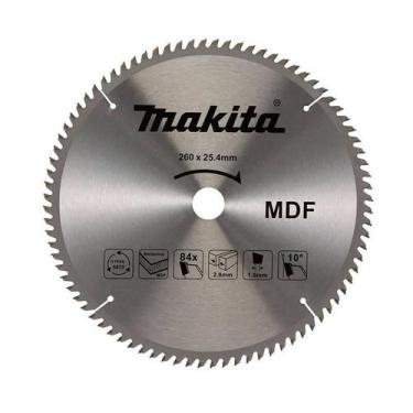 Imagem de Lamina De Serra Tct Mdf 255Mmx25,4Mm X 84T M2D Makita 62452