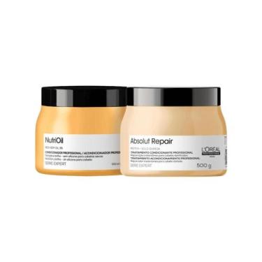 Imagem de L'Oréal Absolut Repair Gold NutriOil Kit 2 Máscara 500g - LOréal Profe