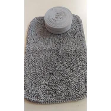 Imagem de Tapete de frufru para porta com fundo antiderrapante 1 peça - Valentin