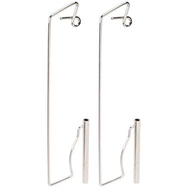 Imagem de Zhjvihx Rack de Linha, Fácil de Montar, Suporte de Linha de Liga de Alumínio Durável de 2 Peças, Todos Os Tipos de Carretéis de Máquina de Bordar para Máquina de Costura Vintage