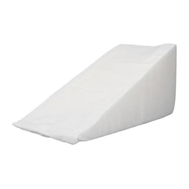 Imagem de Aqur2020 Travesseiro de Cunha, Almofada de Dormir Triangular de Espuma de Suporte Com Capa Lavável Removível para Cuidados Pós-operatórios e Uso de Reabilitação (Branco)