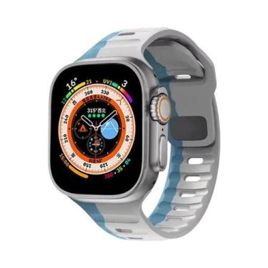Imagem de Pulseira De Silicone Esportiva De 49mm 45mm 40mm 44mm 42mm 41mm 38mm P