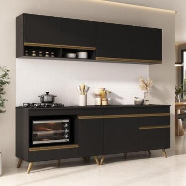 Imagem de Armário De Cozinha Modulada Compacta Veneza Multimóveis - MULTIMOVEIS