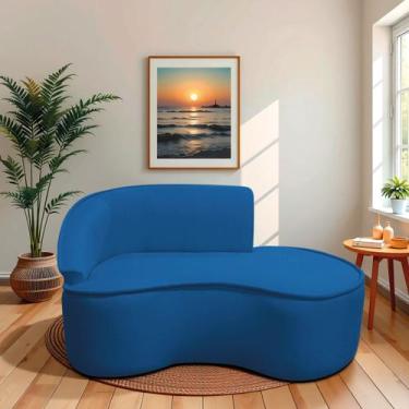 Imagem de Divã Recamier Curvo Sala de Estar Recepção Marrocos 150cm Lado Direito