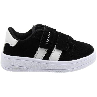 Imagem de Tênis Casual Infantil Via Vip Fechamento Contato Camurção Menino