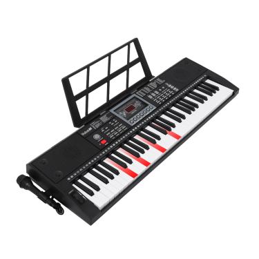 Imagem de Teclado Musical Portátil 61 Teclas Iluminadas Rhythmic 80 com Bluetooth