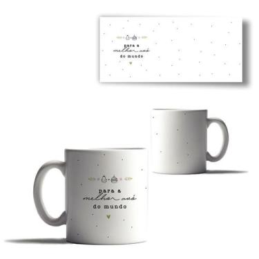 Imagem de Caneca Porcelana Minimalista Mensagem Natal Familiares Amor - Enjoy Sh