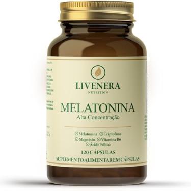 Imagem de Melatonina + Triptofano + Vitaminas 120 Cápsulas - Livenera Nutrition