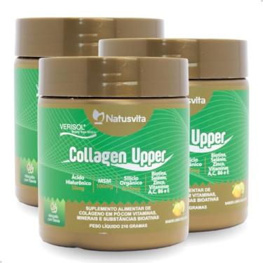 Imagem de Colágeno Verisol + Ácido Hialurônico + Silício Orgânico + Biotina + MSM. Sabor Limão Siciliano (3 und. 600g)