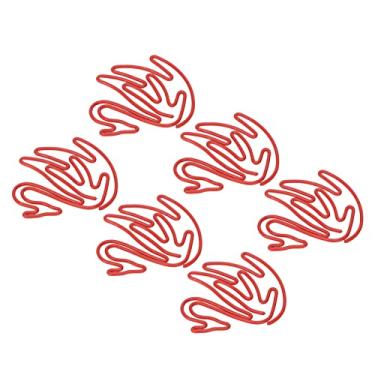 Imagem de Acouto Clipes - 100 Peças de Clipes de Forma Processo de Galvanização Metálicos Portáteis Escola Em Casa - Pequenos de Papel Produtos/e Material Escolar/Fitas, Adesivos e Fixadores/, Braçadeiras e