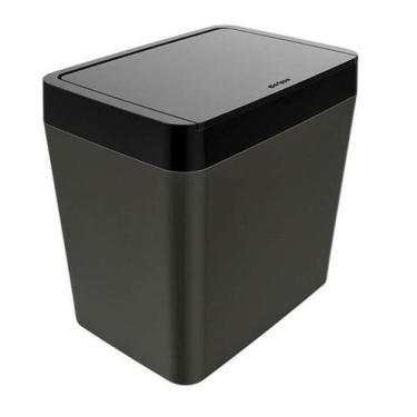 Imagem de Lixeira 5 Litros Preta/preta - Crippa
