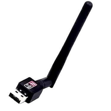 Imagem de Adaptador WiFi USB com Antena de Longo Alcance, Receptor Wireless para PC, Compatível com Windows e Linux