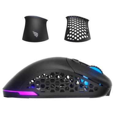 Imagem de Mouse Gamer Fallen Morcego Wireless Sem fio Preto Com Led Rgb