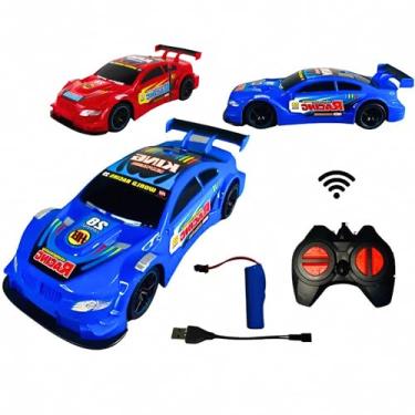 Imagem de Carrinho de Controle Remoto Super Speed Recarregável – Brinquedo Infantil (Cores Variadas) (Azul)