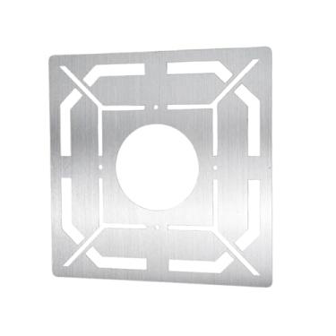 Imagem de ShengQuanHao Régua de Medição de Ralos de Piso, para Medição de Azulejos, Espessa E Ao Desgaste, Ferramenta de Posicionamento E Medição em aço Inoxidáve, grande orifício de abertura