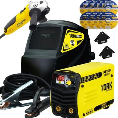 Imagem de Aparelho Inversor Solda 150A Bv Tork Esmerilhadeira Dewalt - Super Tor