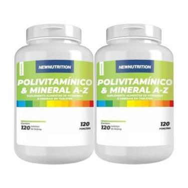 Imagem de Kit 2X Polivitamínico & Mineral A-Z - 120 Tabletes - NewNutrition-Masculino