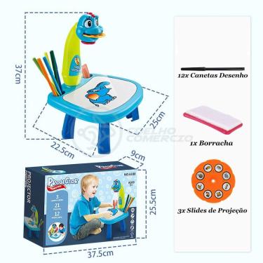 Imagem de Projetor Para Desenho Infantil Mesa Pintura Galinha Azul