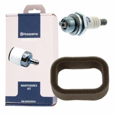 Imagem de Kit Manutenção Filtros Vela Husqvarna 321r/321c/321s25/w25p autêntico