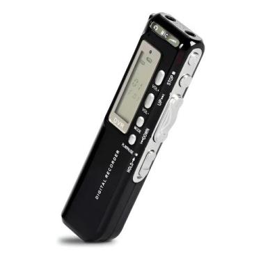 Imagem de Gravador Voz Digital Espião Grava Até 24 Dias Direto 8g Cp34 - Tomate