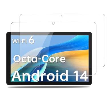 Imagem de NOUKAJU Protetor de tela para tablet TWTNVOF EM101A de 10,1 polegadas, vidro temperado HD, dureza 9h, arranhões, anti-impressão digital, protetor de filme de vidro temperado para TWTNVOF EM101A [2