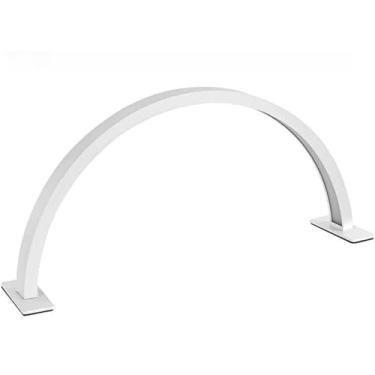 Imagem de Luminária Arco Meia Lua Articulada Estética e Manicure(Branco 55CM)