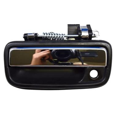 Imagem de PT Auto Warehouse TO-3246MA-FL – Maçaneta Porta, Alça Externa para Portas, Invólucro Preto com Alavanca Cromada – Frente do Lado do Motorista